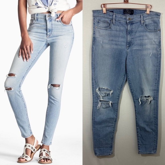 Lucky Brand Denim - Lucky Brand Bridgette Skinny Light Wash High Rise Jean Size 31